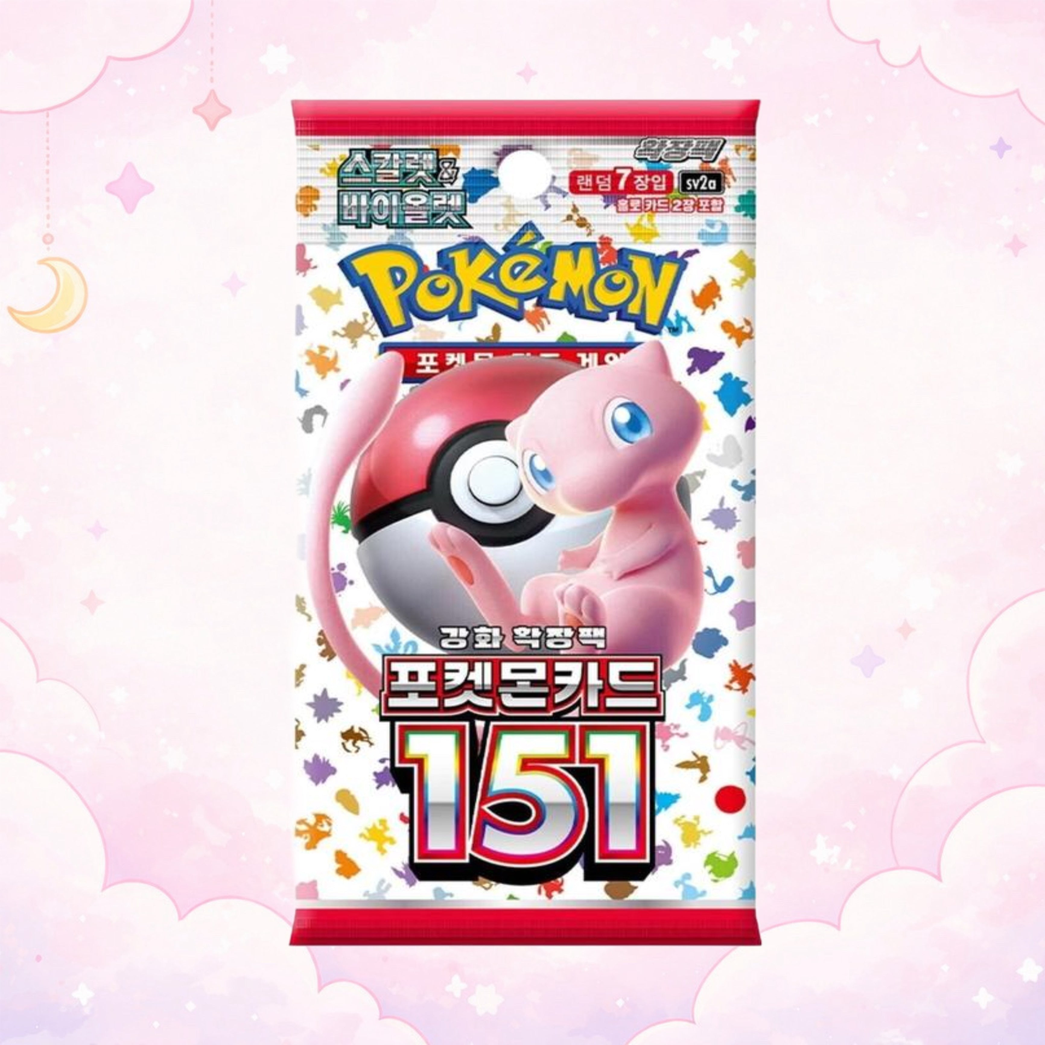 Korean Pokemon 151 Booster Pack | Factory Sealed TCG – Moonlight