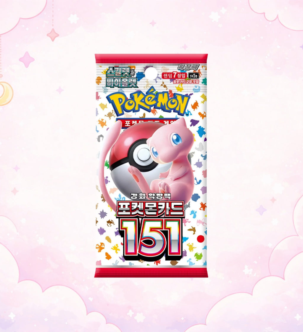 Pokemon TCG: 151 Korean Booster Box (SV2a, 20 Packs)