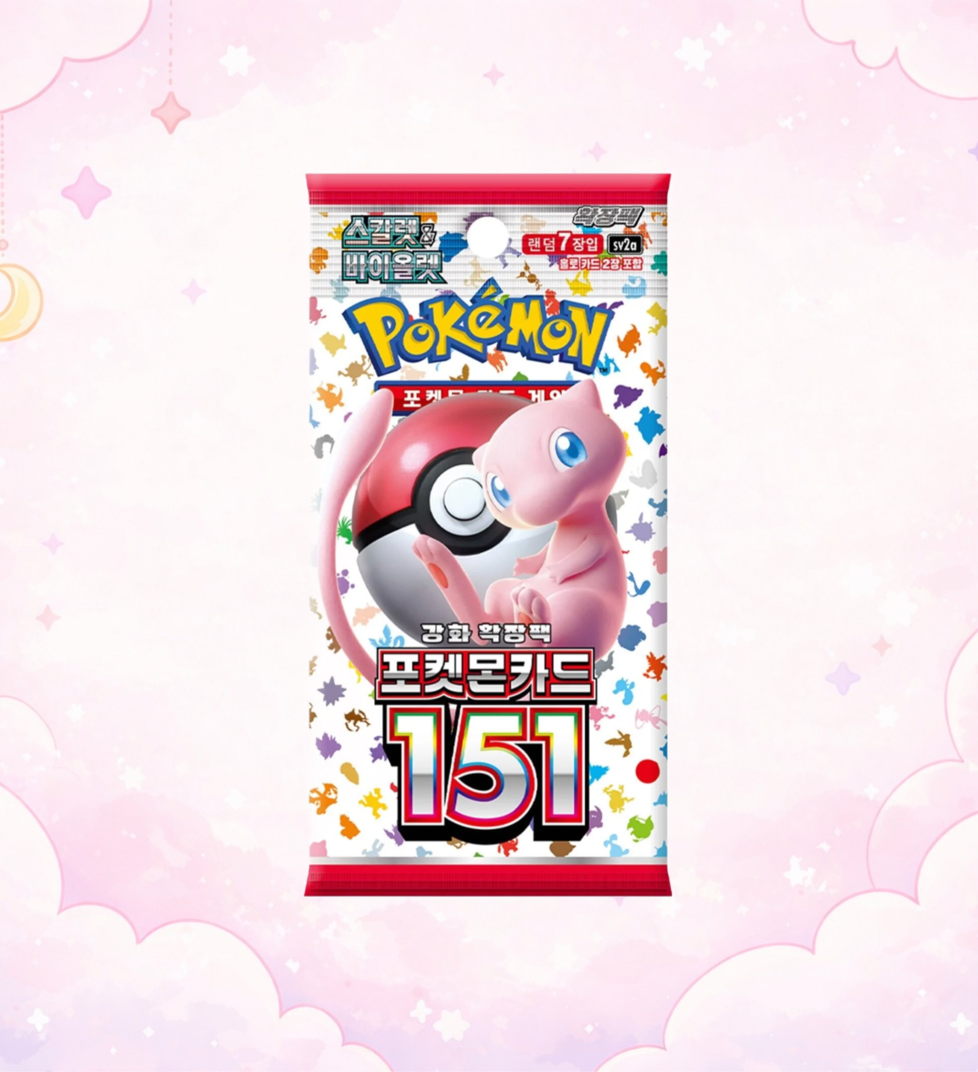 Pokemon TCG: 151 Korean Booster Box (SV2a, 20 Packs)