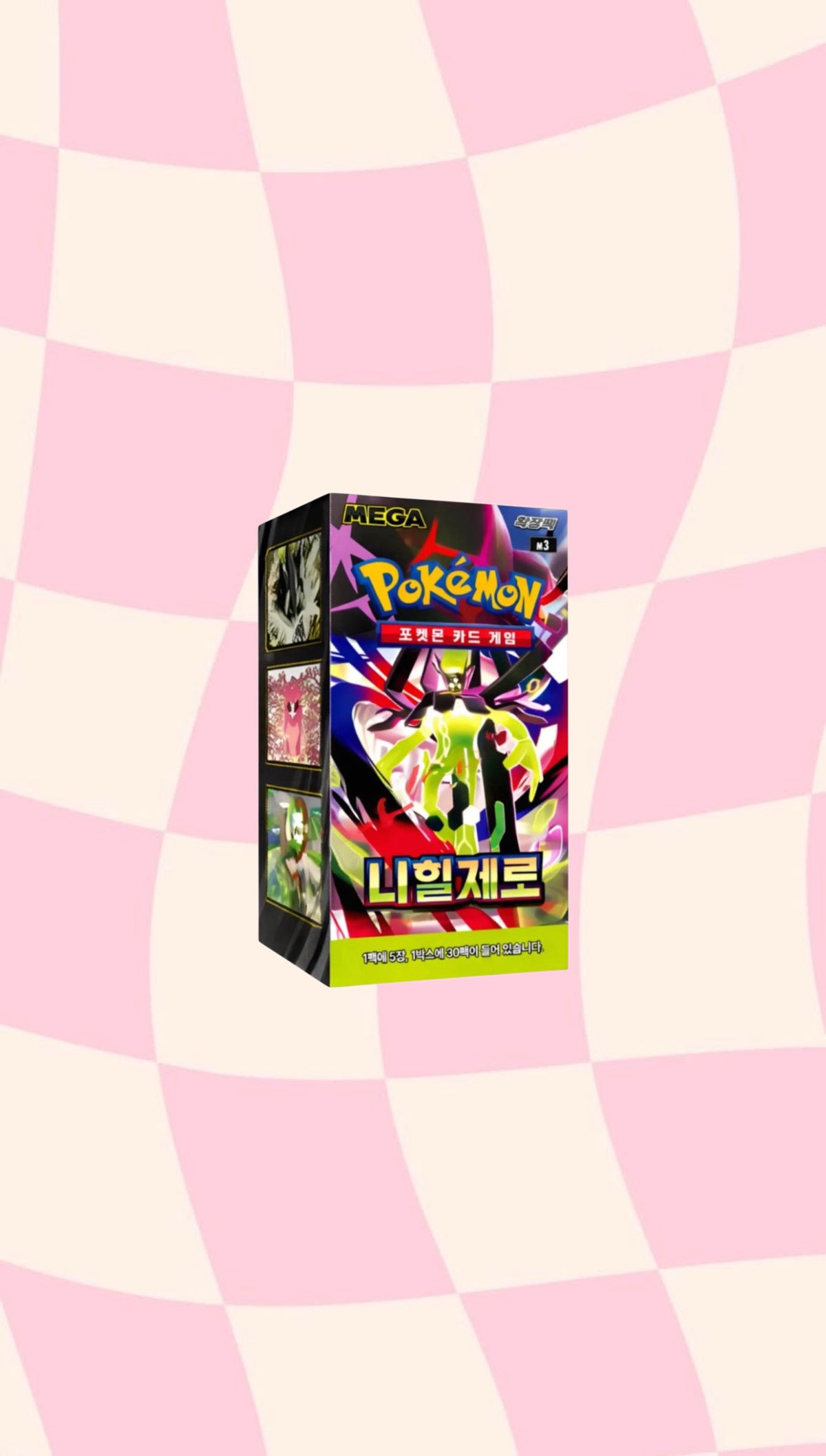 Pokemon TCG: Mega Munikis Nihil Zero Korean Booster Box (M3, 30 Packs)