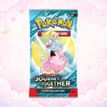 Pokemon TCG Journey Together Booster Pack - Scarlet and Violet expansion featuring Clefairy and Trainer artwork